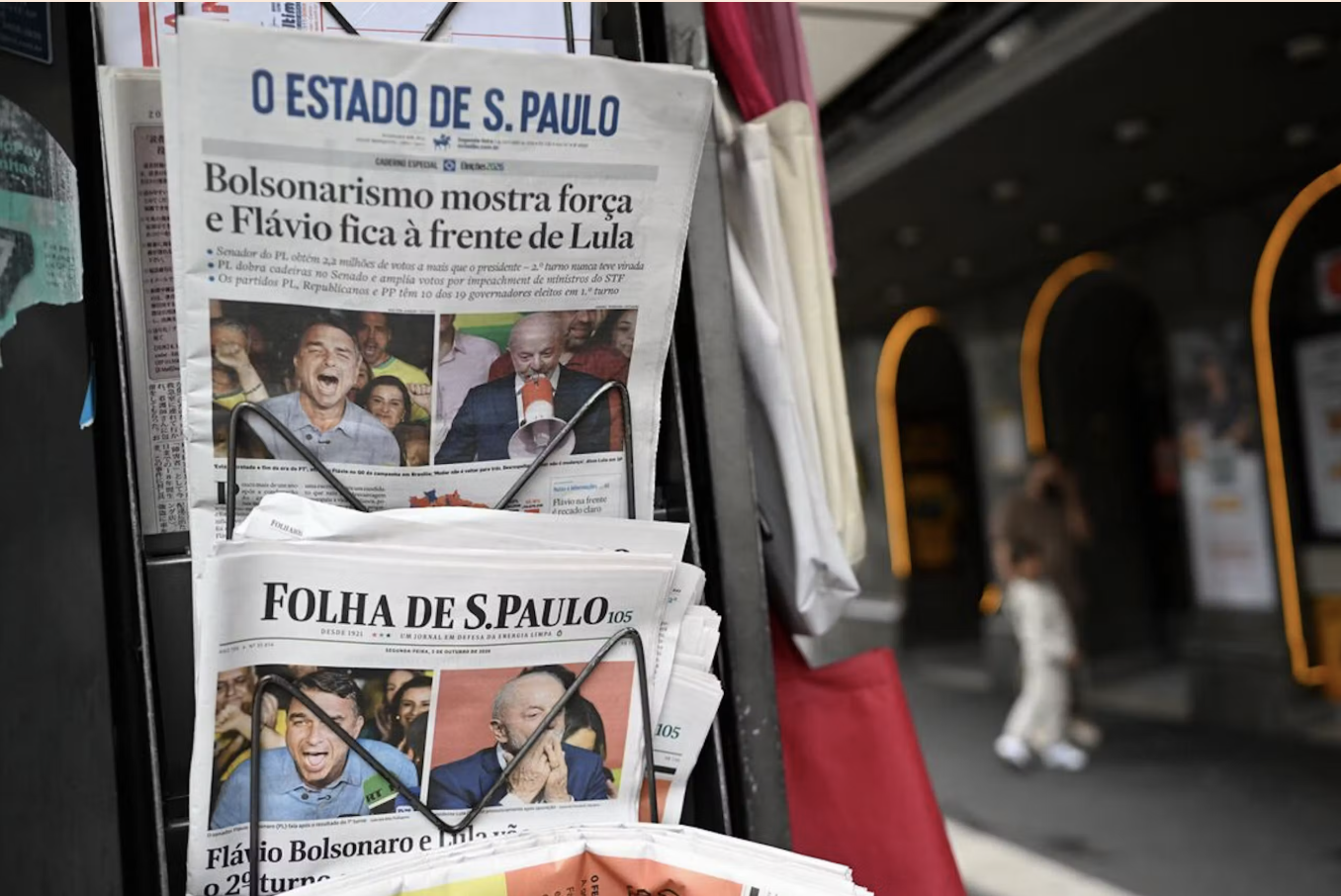 Braziliaanse kranten met de verkiezingsuitslag